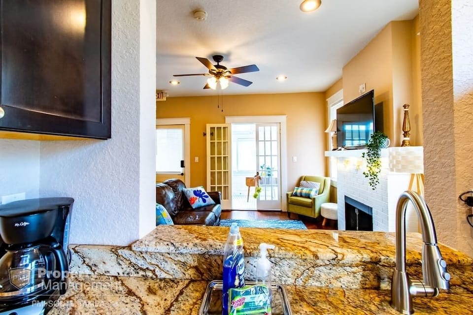 Enjoy the company of guests or your own family as you take advantage of the wide basin sink and  dishwasher .
