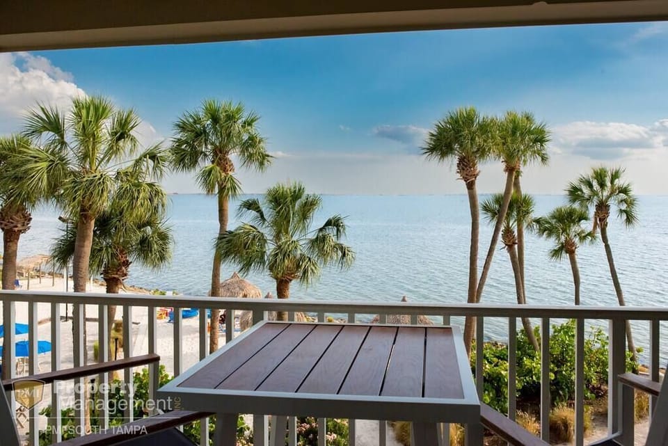 Wonderful views of Tampa Bay and the Gulf of Mexico from your private covered balcony