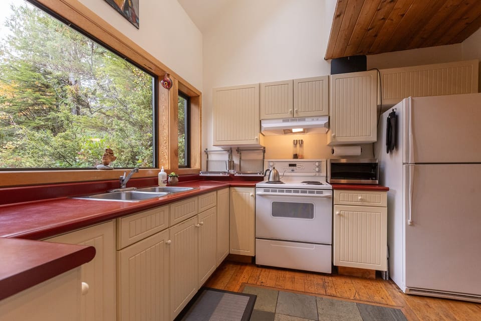 Fully stocked kitchen
