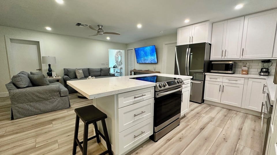 Fully-equipped kitchen.