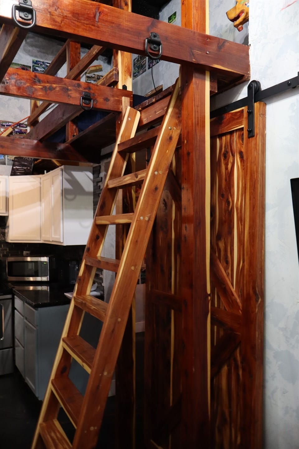 ladder to loft bed