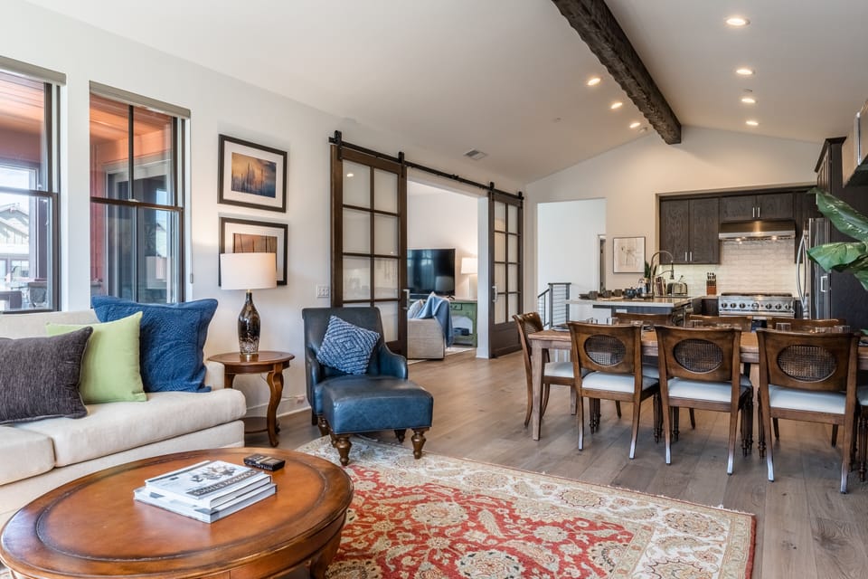 Den- chairs and smart flat screen tv