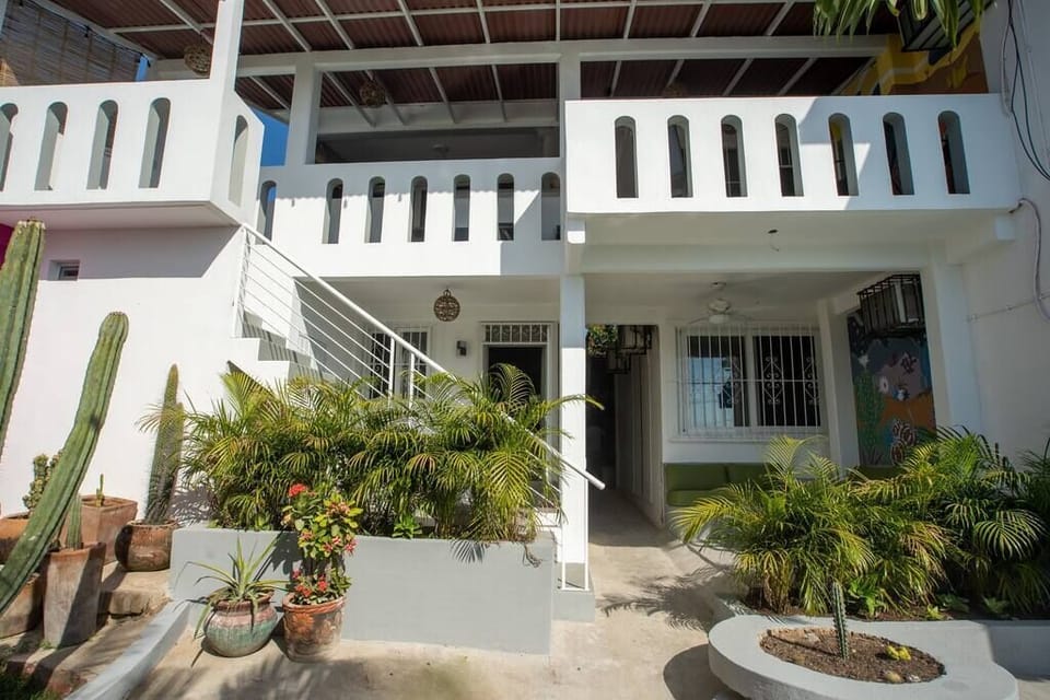 Mexican Barrel Cactus Studio is on the main floor.