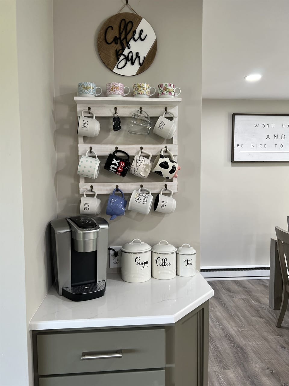 Hilltop Hideaway coffee corner