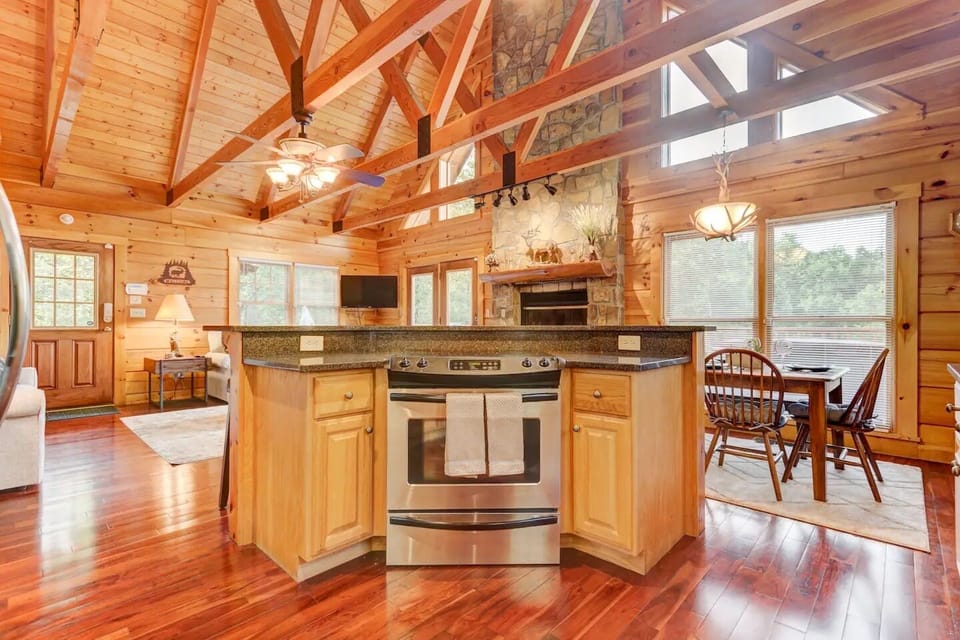 Plenty of natural light and views from all around the main living area