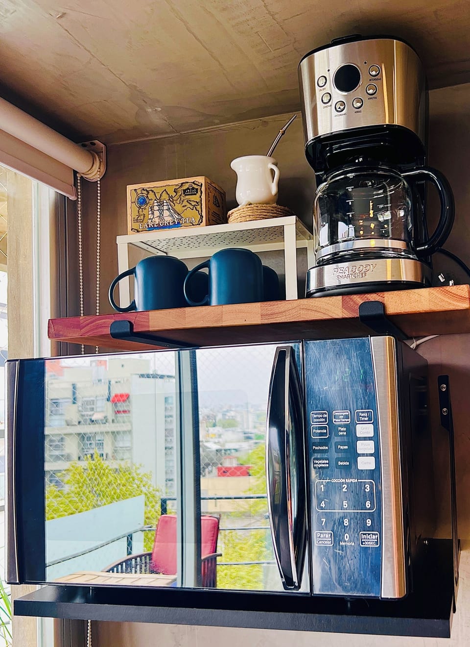 Microwave, Drip coffe machine