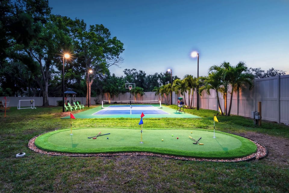 Put-Put or Pickleball! Play at Night Under the Lights!