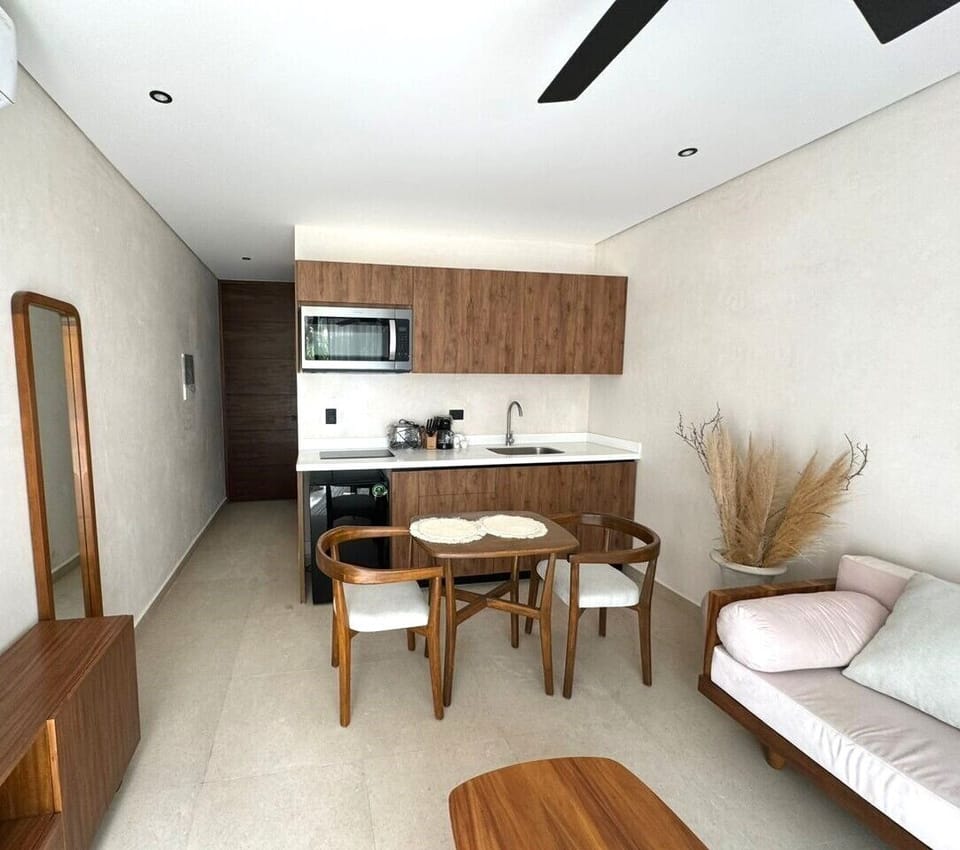Intimacy meets elegance in our cozy living space. 