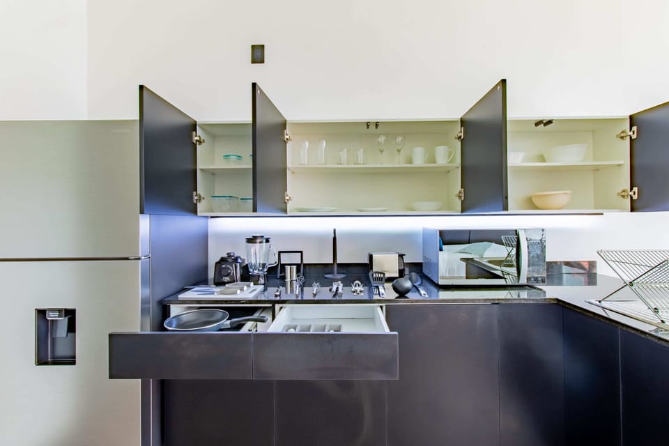 Microwave, oven, and more at your fingertips.


