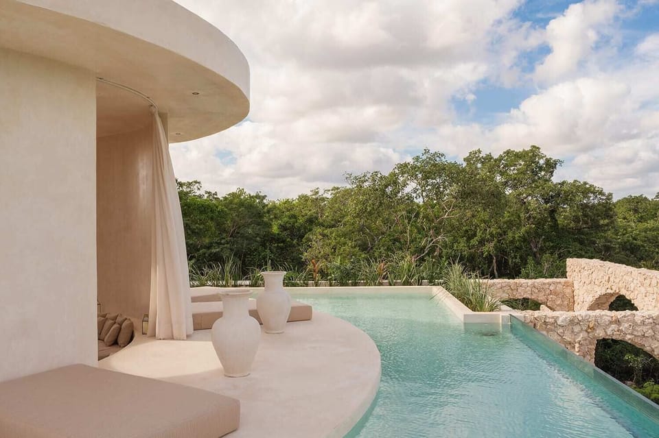 Rooftop with pool