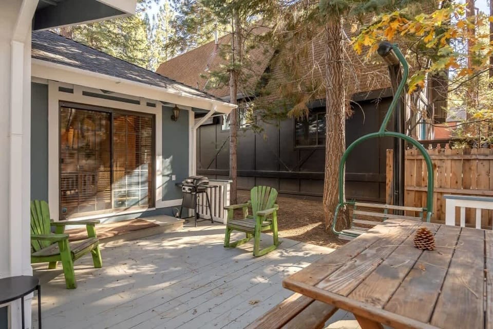 Outdoor Deck with BBQ and Sitting Area