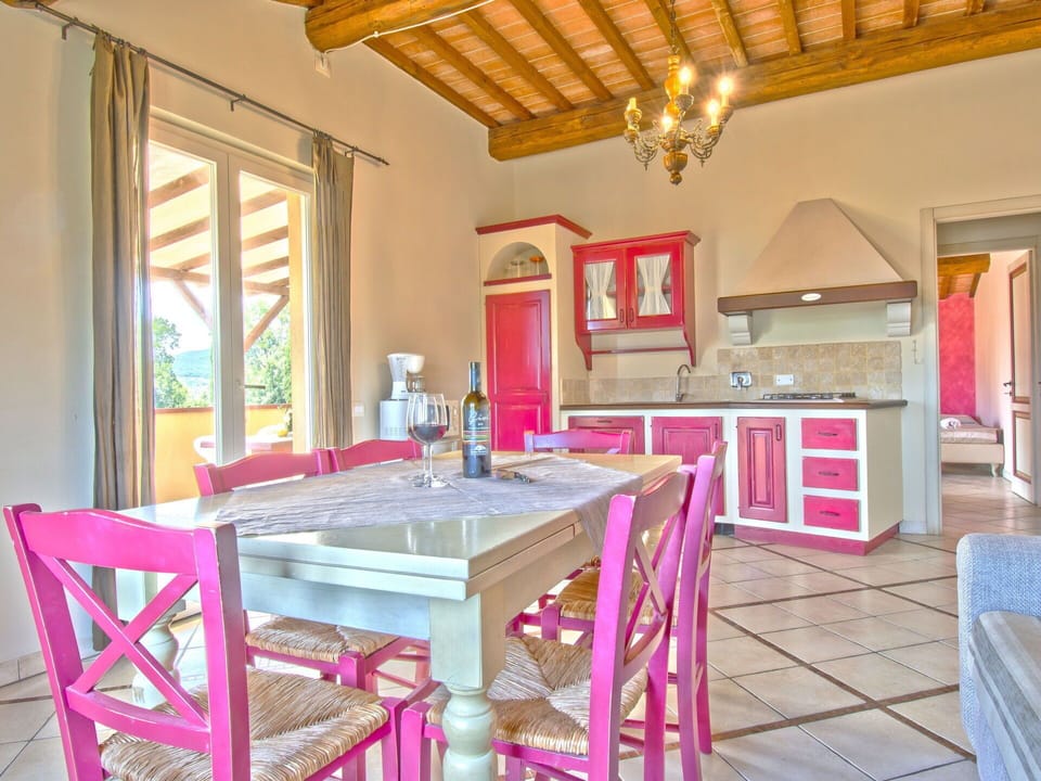 Table, Furniture, Property, Countertop, Cabinetry, Chair, Wood, Kitchen, Lighting, Interior Design