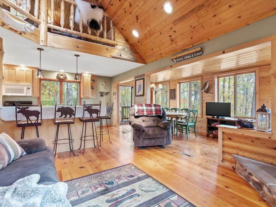 Open Living Room and Dining