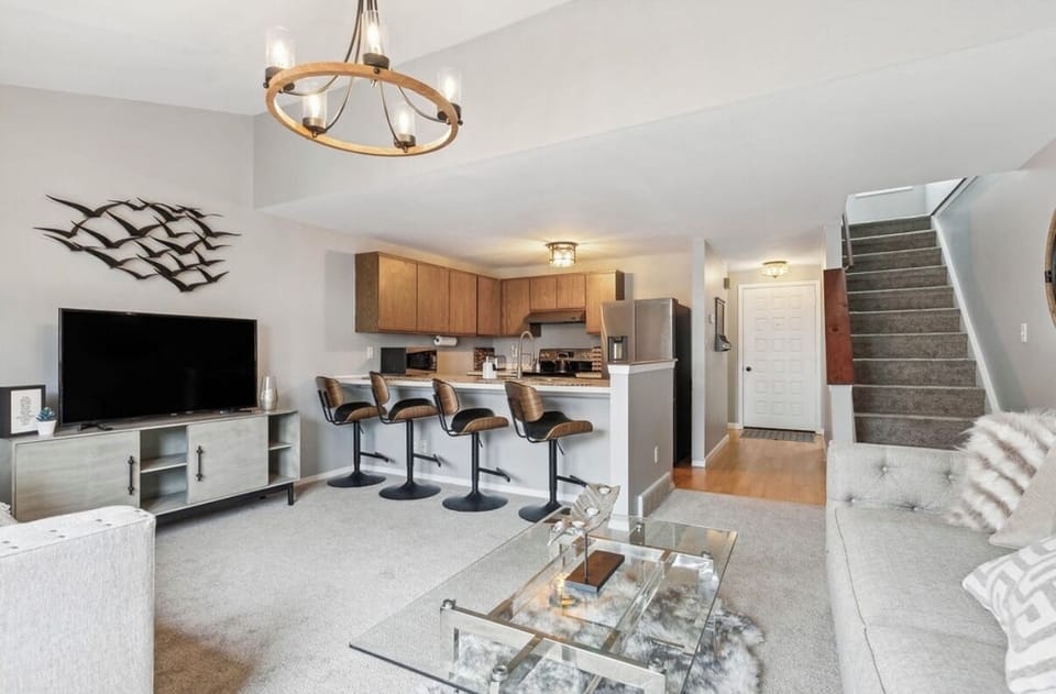 Relax and unwind with family and friends in this open concept living area