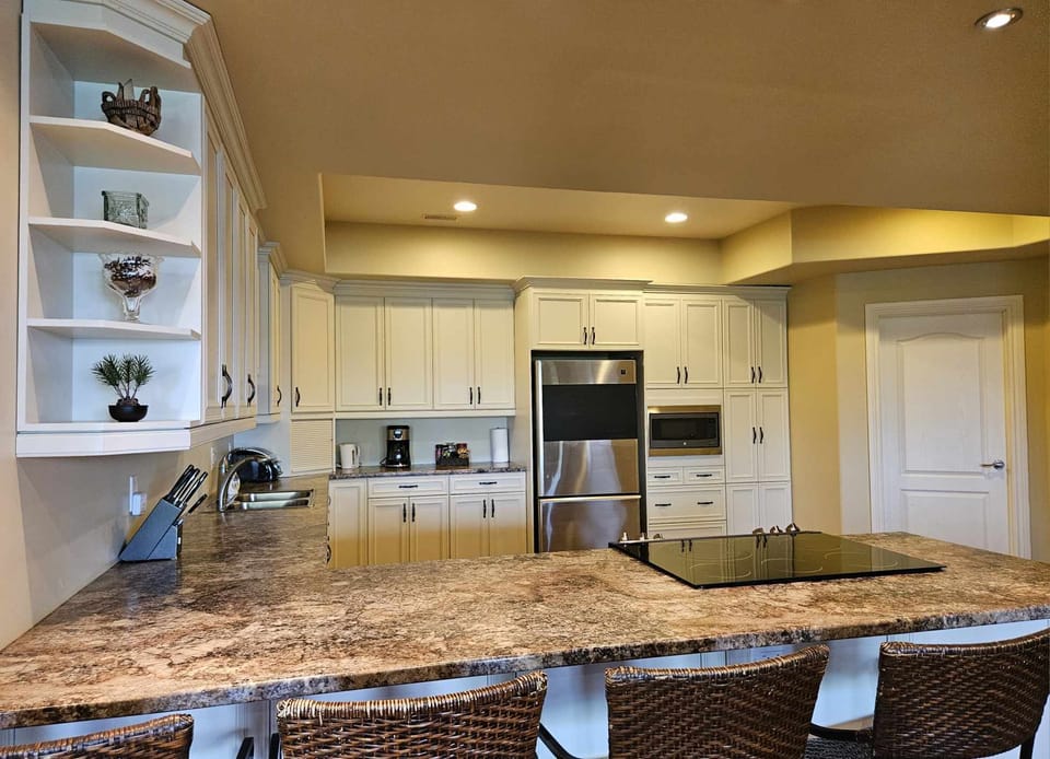 Never too many cooks in the kitchen in this spacious area!