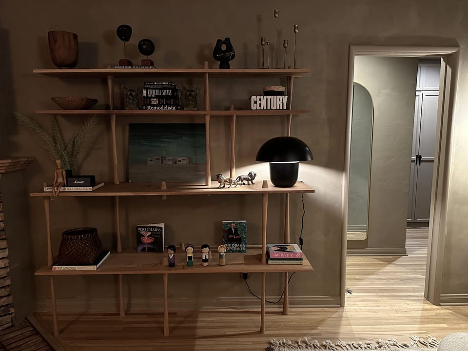 living room shelves