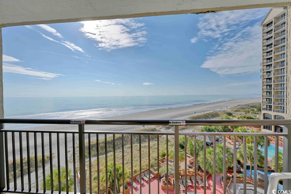View from private balcony