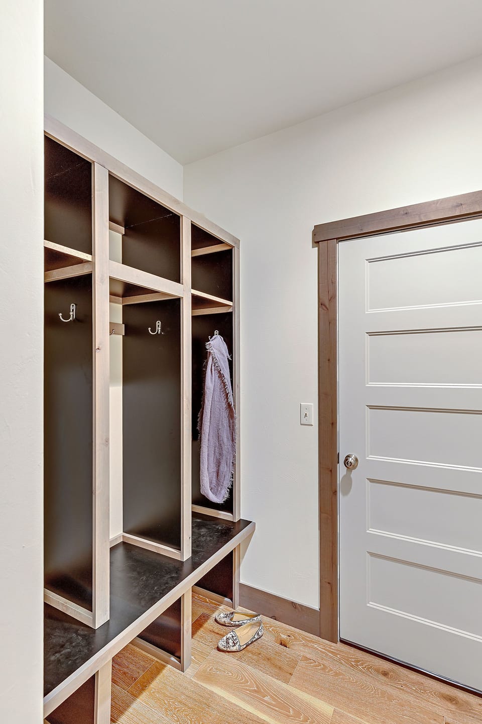 Back entrance from the garage